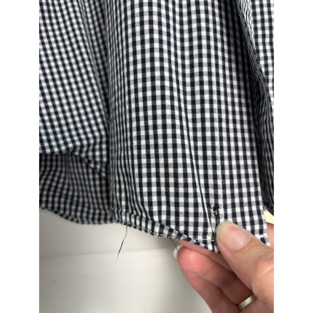 Imperfect Mens Gingham Button Down Shirts Bundle Red Black Long Sleeve 2XL‎ IZOD - Picture 9 of 16